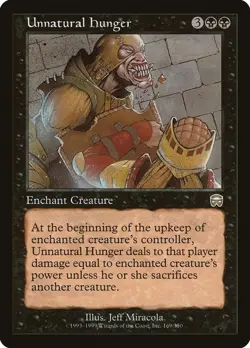 Unnatural Hunger - Mercadian Masques - Magic The Gathering - MTG - Image 1