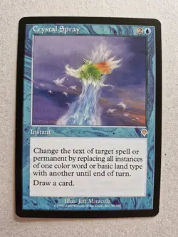 Crystal Spray - Invasion - NM - MTG - Magic the Gathering - Blue - Instant - Image 1