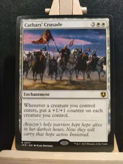 Cathars' Crusade - Innistrad Remastered - Rare - NM (see pics) - Image 1