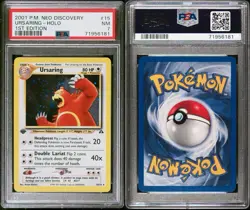 2001 Pokemon Ursaring Neo Discovery PSA 7 1st Edition Holo #15 - Image 3