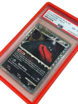 Pokemon Houndoom Holo - PSA 8 - Undaunted #82 - Near Mint - Image 3
