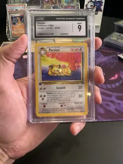 1999 POKEMON JUNGLE 1ST EDITION #42 PERSIAN CGC 9 - Image 1