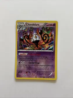 Chandelure Rev Holo XY Phantom Forces Pokemon NM Reverse 43/119 - Image 1