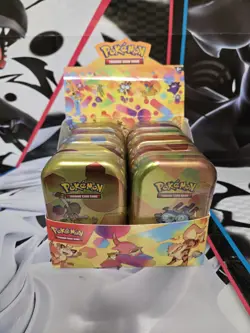 Pokemon TCG: Scarlet & Violet 151 Mini Tin Unsealed Display Set - Sealed Tins - Image 1