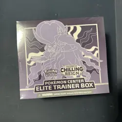 Pokemon Center Edition ETB Chilling Reign Elite Trainer Box New Sealed 820650809712 - Image 1