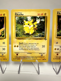 Pikachu 58/102 Pikachu 60/64 Pikachu 87/130 - WOTC Lot - Pokemon TCG - LP - Image 3