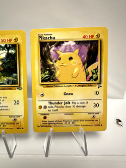 Pikachu 58/102 Pikachu 60/64 Pikachu 87/130 - WOTC Lot - Pokemon TCG - LP - Image 4