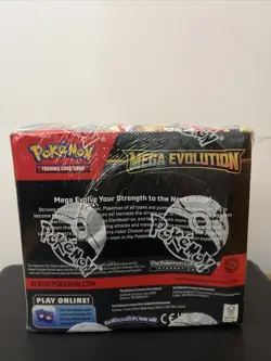Pokemon Mega Evolution Enhanced Booster Box DAMAGED See Description - Image 2