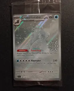 Pokemon TCG Crabominable Snowflake Stamp Sealed - Image 1