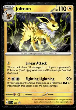 Pokemon TCG SV Promos #169 Jolteon NM - Image 1