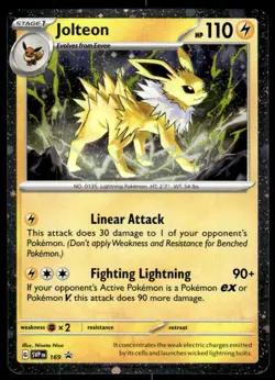 Pokemon TCG SV Promos #169 Jolteon NM - Image 1