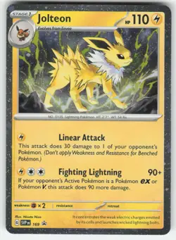 Pokemon TCG SV Promos #169 Jolteon NM - Image 1