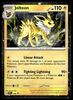 Pokemon TCG SV Promos #169 Jolteon NM - Image 1
