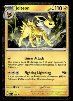 Pokemon TCG SV Promos #169 Jolteon NM - Image 1