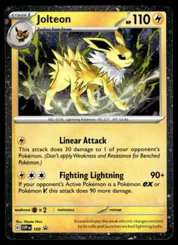 Pokemon TCG SV Promos #169 Jolteon NM - Image 1