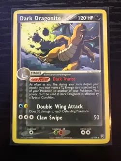 Dark Dragonite Pokemon TCG 15/109 Non Holo - Team Rocket Returns LP - Image 1