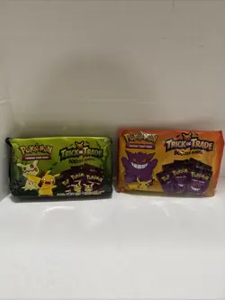 Lot Of 2 Pokemon Trick Or Trade BOOster Bundles 2022& 2023 90 Packs SEALED - Image 1