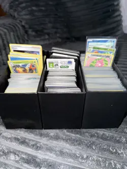 3 ETB Full Of Pokemon Holo/reverse Holo Common/uncommon & Redeem Codes For TCG - Image 2