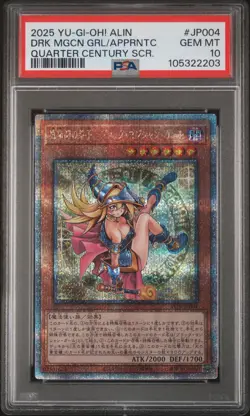 2025 #JP004 DARK MAGICIAN GIRL THE MAGICIAN'S APPRENTICE PSA 10 - Image 1