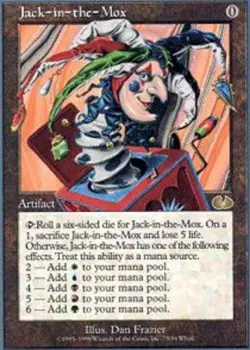 MTG magic cards 1x Jack-in-the-Mox Unglued Light Play, English - Image 1