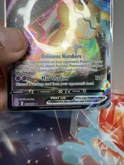 Pokemon TCG Mimikyu VMAX Holo Ultra Rare Card 069/172 Brilliant Stars - Image 3