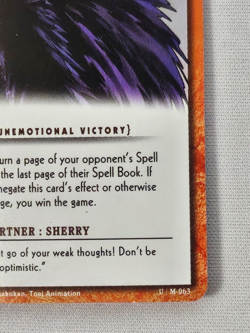ZATCH BELL - Brago (Unemotional Victory)2005 M-063 TCG Rare Vtg HoloFoil Card - Image 4