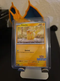 Pikachu - 214 (Illustration Contest 2024) 214 Sv: Scarlet & Violet Promo Cards - Image 1