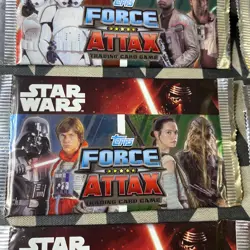 Topps Force Attax Star Wars Trading Cards Force Awakens Booster Packs Lot Of 10 - Image 3