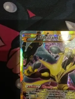 Pokemon Alakazam-EX TCG Fates Collide Holo Card 125/124 - Image 2
