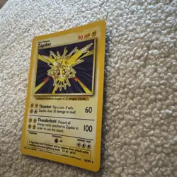 Pokemon Cards: Base Set Rare Holo: Zapdos 16/102 - Image 3