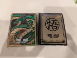 Bandai Card Fest Dragon Ball Super Game Shenron Son Goku Gold Card Sleeves - Image 1