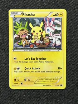 Pikachu XY95 Black Star Promo Holo Pokemon Card - Image 1