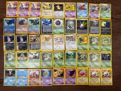 Lot of 45 WotC Pokemon Cards Holo, Uncommon, Rare, Promo - Base, Jungle & More! - Image 1
