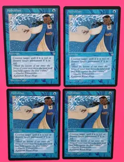 Magic the Gathering MTG Ice Age HYDROBLAST X 4 VLP/EX C 1995 Nice!! - Image 1
