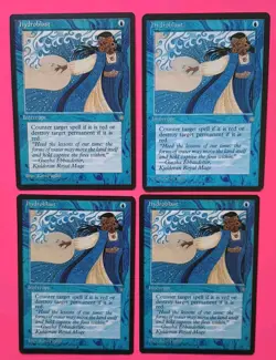 Magic the Gathering MTG Ice Age HYDROBLAST X 4 VLP/EX C 1995 Nice!! - Image 2