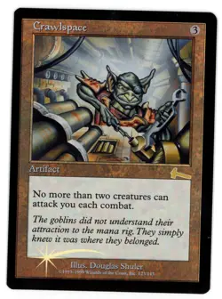 Crawlspace - MTG (SP+/NM Quality FOIL) - Urza's Legacy - See pics/scans! - Image 1