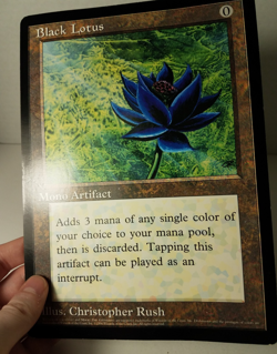 Magic the Gathering 1996 Black Lotus Oversized 6x9 Scrye Magazine #15 - Image 4