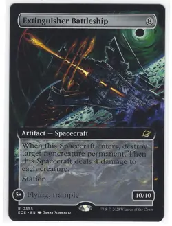 Extinguisher Battleship | Extended Art | NM | MTG | 0355 | Rare | EOE - Image 1