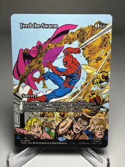 2025 MTG Feed the Swarm (Borderless) Marvel Universe Eternal-Legal Regular - Image 1