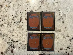 Mtg Unlimited Terror x4 - Magic the Gathering Terror Unlimited Playset Played - Image 2