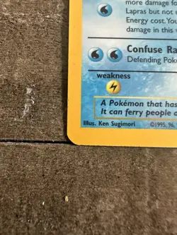 Lapras 10/62 Holo Fossil | Pokemon TCG 1999 - Image 4