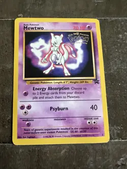 Mewtwo #3 Black Star WB Movie Promo Pokemon TCG - Image 2