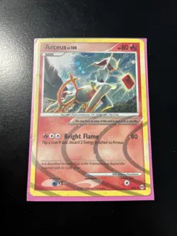 Arceus HOLO RARE AR3 Pokemon Platinum Arceus Legend TCG NM 2009 - Image 1