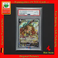 PSA 10 - Leafeon V Pokemon Karte 071/069 Alt Art Eevee Heroes s6a Japanese /Z36 - Image 1