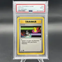 1999 Pokemon - 1st Edition Shadowless Switch Base Set 95/102 PSA 9 Mint WOTC - Image 1