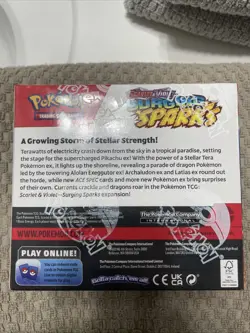Pokemon TCG: Scarlet & Violet - Surging Sparks Booster Display Box - NEW - Image 2