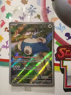 Pokemon SCARLET & VIOLET 151 Mew Binder NEW/UNUSED & SNORLAX 051 PROMO SEALED! - Image 2