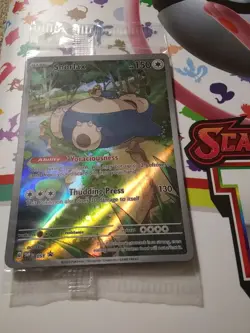 Pokemon SCARLET & VIOLET 151 Mew Binder NEW/UNUSED & SNORLAX 051 PROMO SEALED! - Image 3