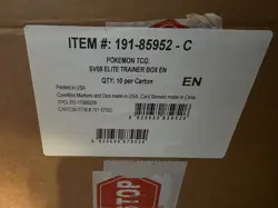 Pokemon SV08 SV Surging Sparks Elite Trainer Box New Sealed Case ETB (10) - Image 2