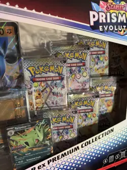Pokemon Prismatic Evolutions Lucario ex & Tyranitar ex Premium Collection - Image 5